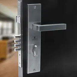 Voltizi Flip 10 inch Stainless Steel Cylindrical Plate One Side Key Mortise Door Lock Handle Set with 3 Computer Keys-image-47