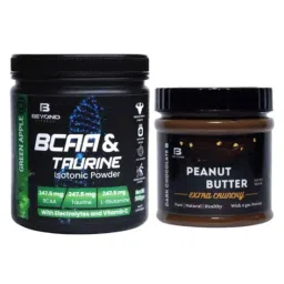 Beyond Fitness Hitfit BCAA &a; Peanut Butter with 400ml Shaker Combo-31