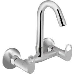 IRIS Prime Brass Chrome Finish Silver Sink Mixer-image-35