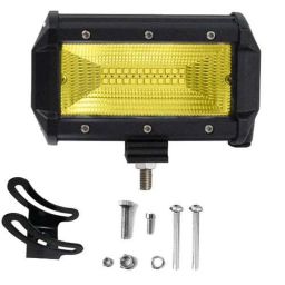 AllExtreme EX24FY1 24 LED 5 inch 72W Cube CREE Yellow Waterproof Flood Fog Light-39