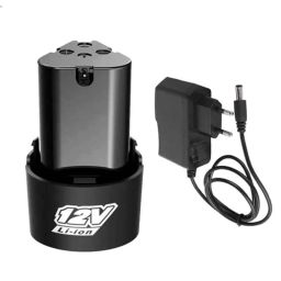 MECRAAF 12V 1.5Ah Li-Ion Battery &a; Charger with LED Indicator for Cordless Drill, DW-126080-14