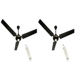 Maya Deco Dc Eco 30W Black Solar Panel BLDC Ceiling Fan with Remote, Sweep: 1200mm (Pack of 2)-image-5