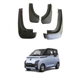 SureStrive 4 Pcs PVC Cup Type Front &a; Rear Mud Flap Set for MG Comet EV 2024 Onwards Model-18
