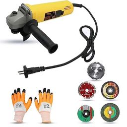 Walkers 800W 4 inch Angle Grinder with 5 Pcs Wheel &a; Gloves, WKCB469-image-48