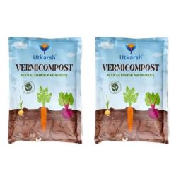 Utkarsh 900g Vermicompost Rich in All Essential Plant Nutrients Fertilizer (Pack of 2)-6