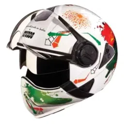 Studds N10 Expanded Polystyrene White Flip Off Full Face Flip Off-Full Face Helmet, Size: Large-picture-43