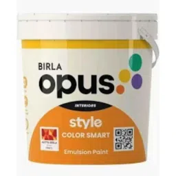 Birla Opus Style Color Smart 10 Litre White Economy Interior Emulsion Paint-picture-1