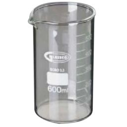 Glassco 150ml Boro 3.3 Glass Tall Form Beaker with Spout, 230.202.04 (Pack of 10)-44