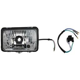 Uno Minda 35W Hard Coated Lens Head Light for Hero Splendor Plus, HL-5196M-11