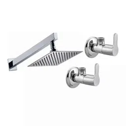 Fastgear 3 Pcs Marc Stainless Steel Silver Chrome Finish Faucet Set with Shower, FG148-image-51