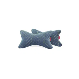 Elegant Comfy 29x16x10cm Grey Line Car Neck Rest Pillow, CU09 (Pack of 2)-picture-25