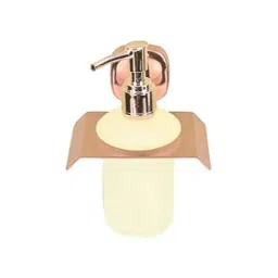 Riya Stainless Steel J4 Rose Gold Liquid Soap Dispenser with Holder (Pack of 4)-picture-8
