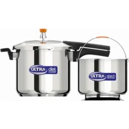 Ultra Diet 8 Litre Stainless Steel Outer Lid Induction Bottom Pressure Cooker-picture-0