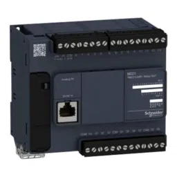 Schneider Electric Modicon M221 14 Discrete Input &a; 10 Relay Output 100-240V Logic Controller, TM221C24R-4