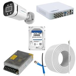 Cybernautt 2.4MP Full Colour HD Indoor &a; Outdoor CCTV Combo Kit with 8Ch DVR, 7 Bullet Camera, 8Ch SMPS, 50m Copper Cable, 1TB HDD &a; Connectors-9