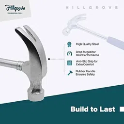 Hillgrove 8 inch Multipurpose Combination Plier, Adjustable Wrench, 5-in-1 Screwdriver &a; Claw Hammer Combo, HGCM896 image 5