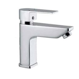 Aquieen Aura 8 inch Brass Chrome Extended Spout Pillar Cock Cold Basin Tap-20