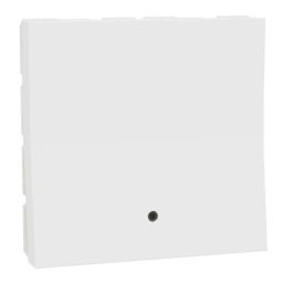 Schneider Electric Miluz Zeta 32A Polycarbonate &a; Polyamide White 2 Module DP Switch with Indicator, MZSWI322MDP_WH-20