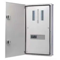 Hager Novello+ 4 way MCCB + 12M IP43 Double Door Distribution Board, VYV04DM2-P-image-16