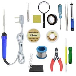 Hillgrove HGCM106 25W Electronic 14 in 1 Mobile Soldering and Desoldering Equipment Tool Kit-picture-9