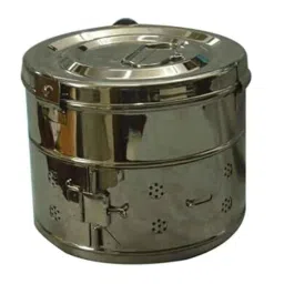 Skybound 9x4.5 inch Stainless Steel Jointless Dressing Drum with Button-image-92