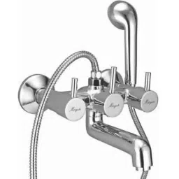 Mayur Ocich Flaro 2 Pcs Brass Heavy Duty Telephonic Wall Mixer Set with Click Sound Water Diversion Cartridge for Hand Shower-image-55