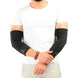 K Squarians Neoprene Black Elbow Sleeves Band, 7004, Size: XL (Pack of 2)-45