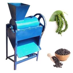 Mizuki 200kg/hr Semi-Automatic Pepper Deconing Thresher Machine-13