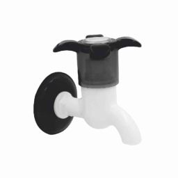 APL Apollo Flora ABS White Short Body Bib Cock with Flange, TP291-picture-38