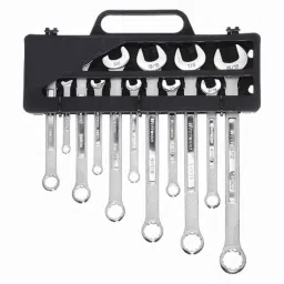 Westward 11Pcs CV Steel Satin Offset Combination Wrench Set, 4PL86-picture-7