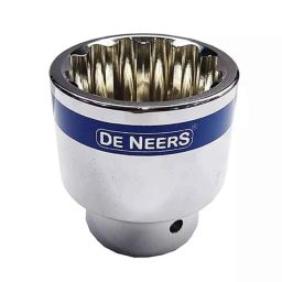 De Neers 6 Point 25mm 1 inch Chrome Vanadium Steel Hex Drive Socket, D-57-picture-28