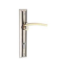 Bonus Olive1-8inch 85mm Brass Silver &a; Gold One Side Key Mortice Lock Set-image-96