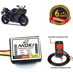 Auto Pearl 12V Black Front &a; Rear Flasher Indicator Light for YZF R15 BS6-12