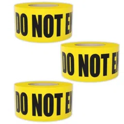 Singhal 3 inchx50m 35 Micron Yellow Do Not Enter Barricade Tape, DNE-Tape-P3 (Pack of 3)-image-55
