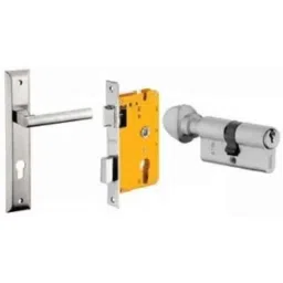 Dorset ML Series Cara 60mm Stainless Steel Door Handle Lock Set with Knob &a; Key, ML CAR (Pack of 2)-picture-17