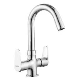 Ruhe Eclipse Brass Chrome Finish Centre Hole Basin Mixer with 12 inch Round Swivel Spout, 11-0617-RS-picture-8