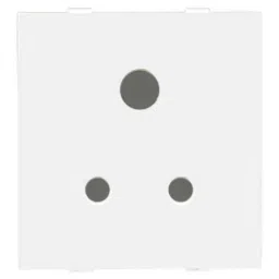Anchor Tiona 16A 3 Pin Round 2 Module ISI White Socket, 86360 (Pack of 10)-picture-45