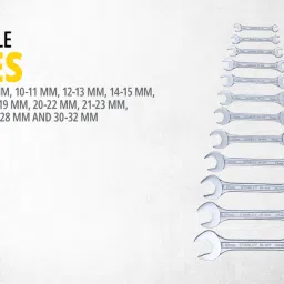 stanley 70-380E Double Sided Open End Wrench image 2