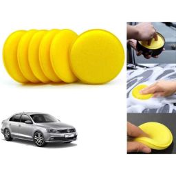 Auto Pearl Polyurethane Beige Washing &a; Waxing Polish Foam Sponge for Jetta T3 2016 (Pack of 6)-picture-18