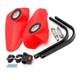 AllExtreme EXVHBR1 7/8 inch 8W Red Handlebar Handguard for Handle Protector &a; Wind Guard-image-56