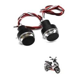 Kozdiko 2 Pcs Dual Colour Motorcycle LED Indicator Turn Signal Handle Bar Light Set for Aprilia SR 150-picture-49