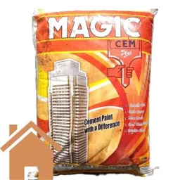 Magic Paints Cem Plus 5kg Peach Matte Finish Decorative Waterproof Cement Paint-image-93