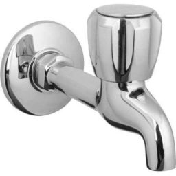 IRIS Crystal Brass Chrome Finish Long Body Bib Cock-image-1