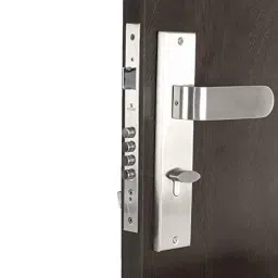 Homexpert Chetak-OSK 10 inch 60mm Stainless Steel Silver Cylindrical Plate One Side Key Mortise Door Lock Set-picture-25