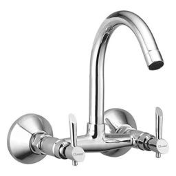 Oleanna FY-17SM Fancy Brass Silver Chrome Finish Sink Mixer-image-54