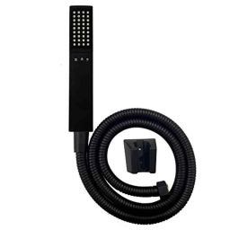 Aquieen ABS Black 3 Function Hand Shower with 1m Shower Tube &a; Wall Hook-83