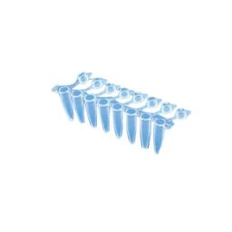 Tarsons Maxiamp 0.2ml White Tube Strips with Attached Ultra-Clear Flat Cap, 610090-1