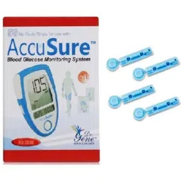 Accusure Test 50 Pcs Glucometer Strips Box-29