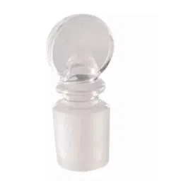 Borosil 27.15/21.5 Short Neck Penny Head I/C Joint Glass Stopper, 8110027-30