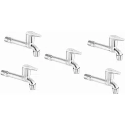Prestige Slite Brass Chrome Finish Long Body Bib Cock (Pack of 5)-37